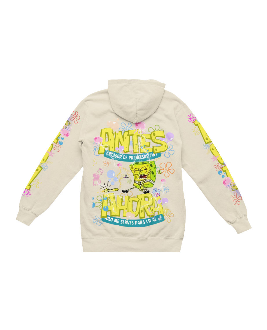 ZIPPER HOODIE-ANTESTODO,  AHORANADA😞👍