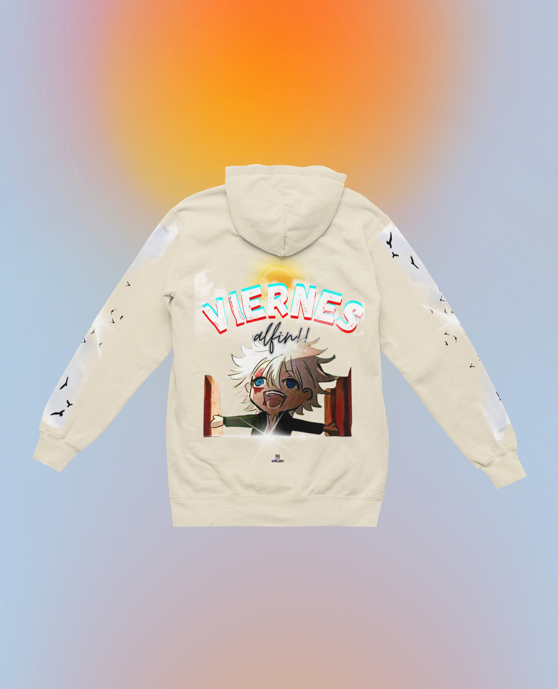 ZIPPER HOODIE-I♥️VIERNES