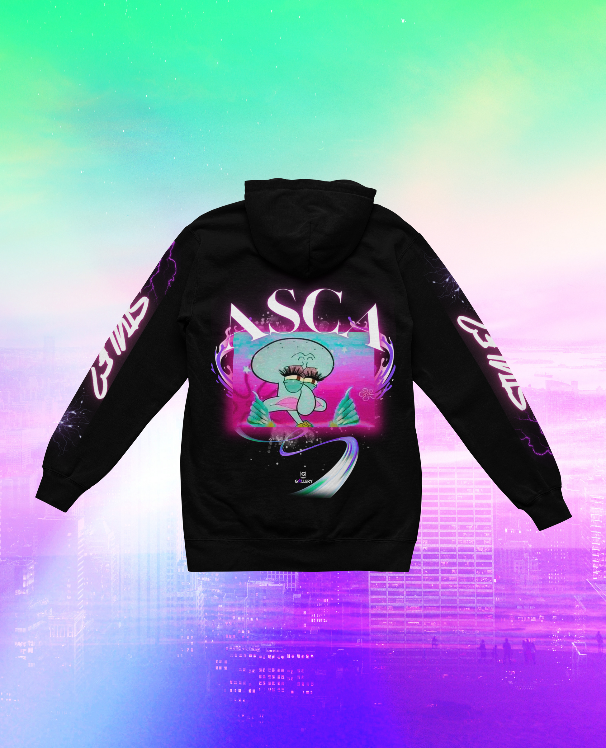 ZIPPER HOODIE-AESTHETIC TENTACLES