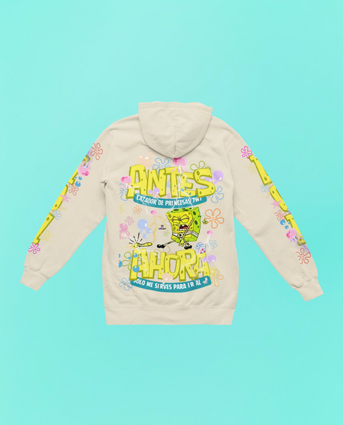 ZIPPER HOODIE-ANTESTODO,  AHORANADA😞👍